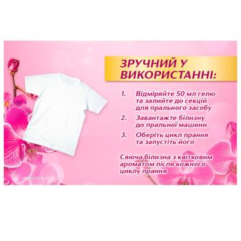 Гель для стирки Losk Color Ароматерапия Эфирные масла и аромат малазийского цветка 0,9л - купить, цены на - фото 3