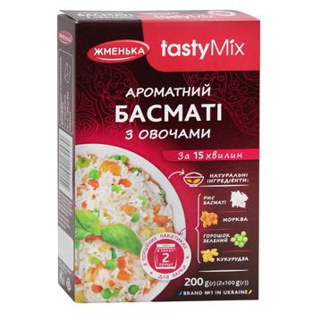 Рис Басматі Жменька з овочами 200г - купити, ціни на Ідеал - фото 1