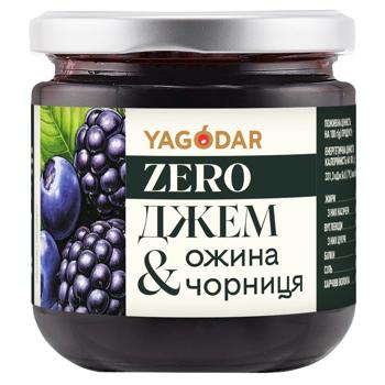Джем Yagodar Ожина-чорниця 210г - купити, ціни на NOVUS - фото 1