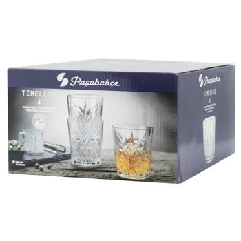 Pasabahce Timeless Low Glass Set 4pcs*355ml - buy, prices for - photo 1