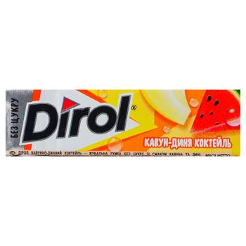 Жевательная резинка Dirol Арбуз-Дыня коктейль 14г - купить, цены на Торба - фото 2