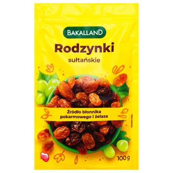 Bakalland Sultana Raisins 100g - buy, prices for METRO - photo 1