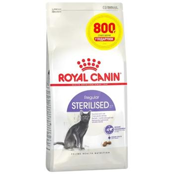 Корм сухой Royal Canin Sterilised 37 для стерилизованных кошек 3,2кг+800г - купить, цены на MasterZoo - фото 1