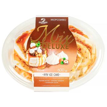 Морозиво Ласунка Mix Deluxe Kyiv Ice Cake з фундуком і карамельним соусом 600г - купити, ціни на Grono - фото 1