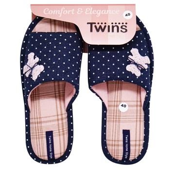 Twins Women's Home Slippers Pink Rabbit-Bear s.36-40 - buy, prices for NOVUS - photo 1