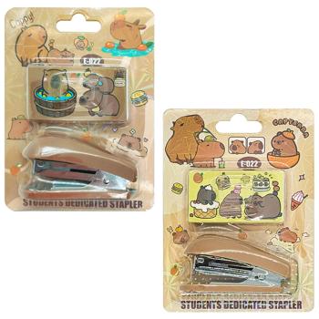 Capybara Stapler + Paper Clips Set E-022 21899 - buy, prices for Tavria V - photo 1