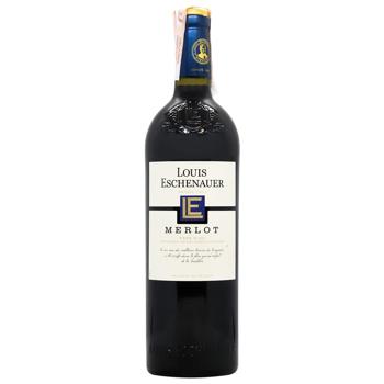 Вино Louis Eschenauer Merlot червоне сухе 13% 0,75л - купити, ціни на Восторг - фото 1