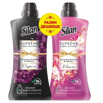 Silan Supreme Elegance 1012ml and Blossom 1012ml Set of Fabric Softeners - buy, prices for NOVUS - photo 2