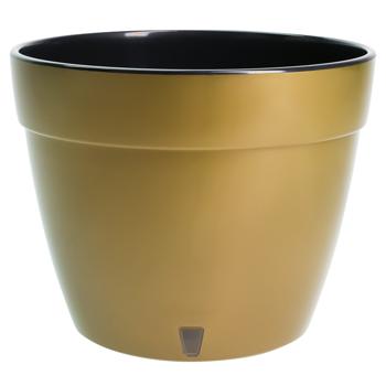 Santino Asti Golden-black Flowerpot 9l