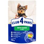 Club 4 Paws Premium Wet Food with Duck in Jelly for Puppies 100g