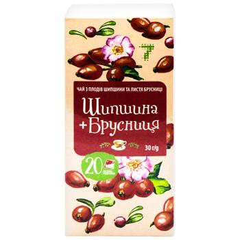 Semerka Dogrose Lingonberry Tea 20pcs*2g - buy, prices for COSMOS - photo 3