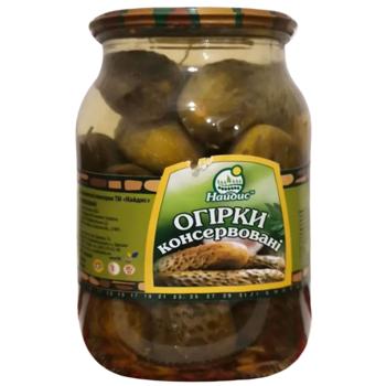 Naidys Canned Cucumbers with Greens 1020g - buy, prices for Chudo Market - photo 1