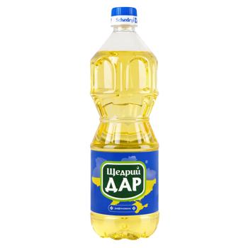 Shchedry Dar Refined Sunflower Oil 0.85l - buy, prices for MegaMarket - photo 1
