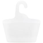 Actuel White Basket-shelf for Bathroom on Hook