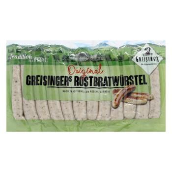 Міні-сосиски Greisinger Братвуртські для грилю 250г - купити, ціни на МегаМаркет - фото 1