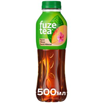 Fuzetea Peach and Hibiscus Black Ice Tea 0.5l - buy, prices for COSMOS - photo 1