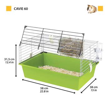 Ferplast Cavie 60 Rodent Cage 58x38x31.5cm - buy, prices for MasterZoo - photo 2