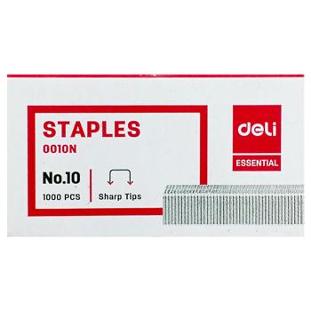Deli 10 №10 Staples 1000pcs - buy, prices for Chudo Market - photo 1