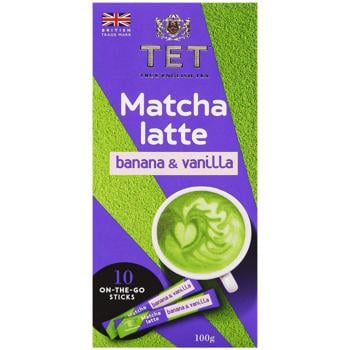 TET Matcha Latte Banan and Vanilla Drink Based On Green Tea 10g*10pcs - buy, prices for Auchan - photo 2