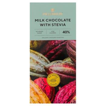 Шоколад молочный Millennium со стевией 40% 100г