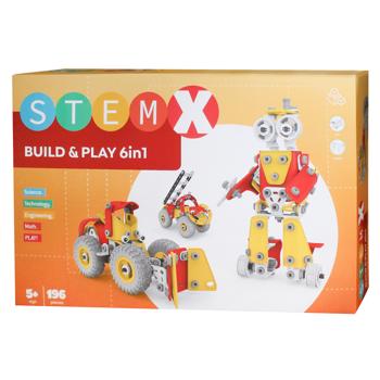 Конструктор SteamX Build and Play 6в1 196 деталей - купити, ціни на NOVUS - фото 1