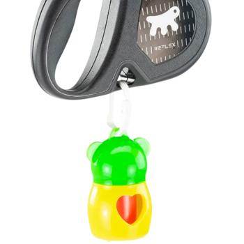 Повідець-рулетка Ferplast Flippy One Reflex з тросом M до 20кг 5м чорно-ліловий - купити, ціни на MasterZoo - фото 3