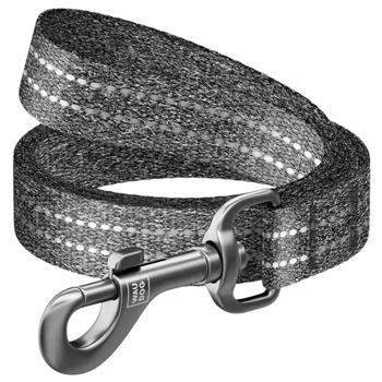Waudog Re-cotton Reflective Leash 3m/15mm Gray - buy, prices for MasterZoo - photo 1