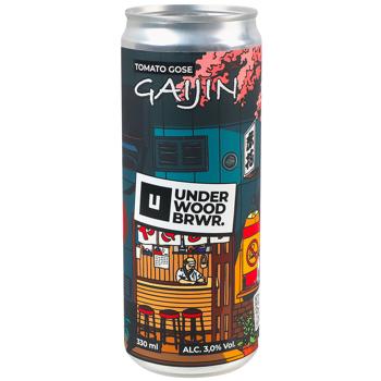 Underwood Gaijin Light Unfiltered Beer 3% ​​0.33l - buy, prices for Grono - photo 1