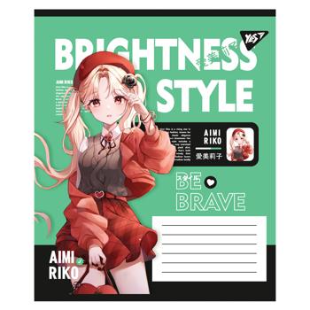 Зошит Yes Brightness style в клітинку 24 аркуші в асортименті - купити, ціни на - фото 6