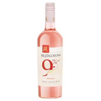 Mezzacorona Vigneti delle Dolomiti Pinot Grigio IGT Rose Semi-Sweet Wine 9% 0.75l - buy, prices for NOVUS - photo 1