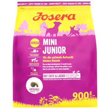 Корм сухой Josera Mini Junior с уткой для молодых собак малых пород 900г - купить, цены на За Раз - фото 6