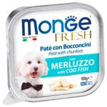 Monge Fresh Wet Food with Cod for Dogs of All Breeds 100g