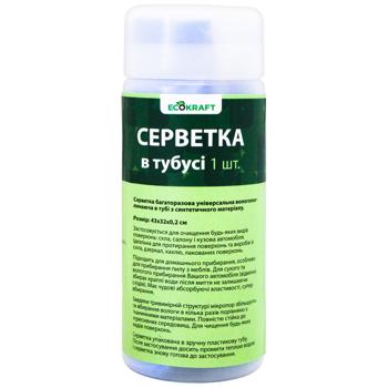 Салфетка Ecokraft в тубусе 1шт - купить, цены на METRO - фото 2