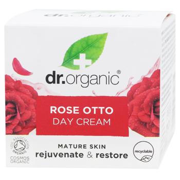 Dr.Organic Rejuvenate and Restore Rose Otto Day Face Cream 50ml - buy, prices for NOVUS - photo 1