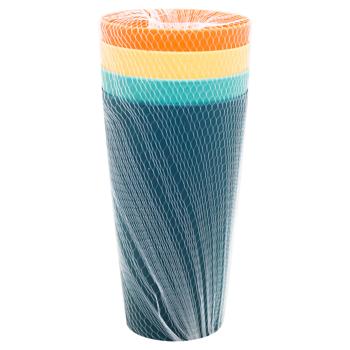 Набор стаканов Зед пластиковые 4шт*350мл - купить, цены на ЕКО Маркет - фото 1