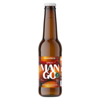 Пиво Uman Beer Spicy Mango светлое нефильтрованное 4,5% 0,33л