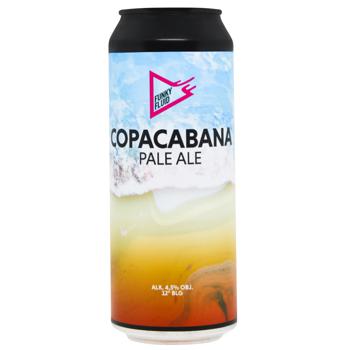 Funky Fluid Copacabana Light Unfiltered Beer 4.5% 0.5l - buy, prices for WINETIME - photo 1