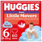 Huggies Little Movers Diapers Panties 6 for Boys 15-25kg 60pcs