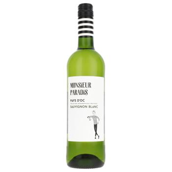 Monsieur Paradis Sauvignon Blanc Dry White Wine 12% 0.75l