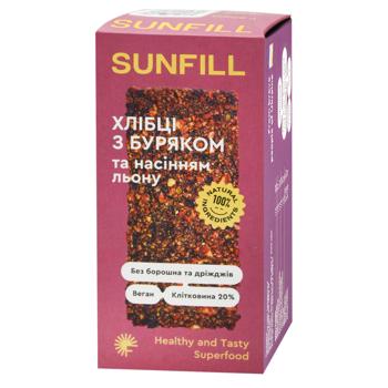 Хлібці Sunfill з буряком 100г - купити, ціни на Grono - фото 1