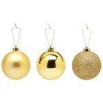 Actuel Gold Christmas Tree Ball 8cm in assortment