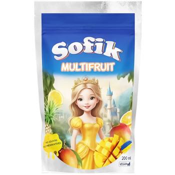 Sofik Multifruit Juice Drink with Mango Flavor 200ml