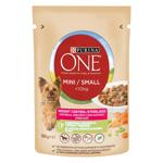 Purina One Mini for dogs with turkey, peas, carrot in sauce food 100g
