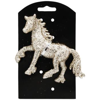 Прикраса новорічна Кінь пластик 13,5см в асортименті - купити, ціни на Auchan - фото 4