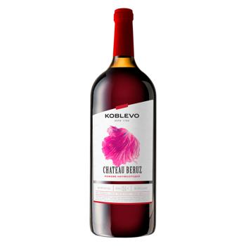 Koblevo Chateau Beruz Pink Semi-sweet Wine 9-12% 1.5l - buy, prices for EKO Market - photo 1