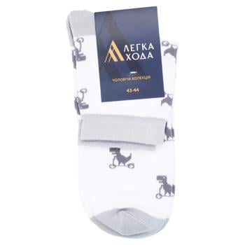 Lehka Khoda Men's Socks s.29 White - buy, prices for EKO Market - photo 1