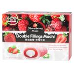 Bamboo House Rice Mochi with Milk and Strawberry Filling 180g