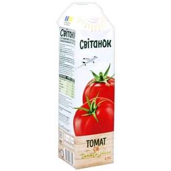 Svitanok Tomato Juice with Salt 0.95l - buy, prices for Chudo Market - photo 2