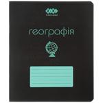 ZiBi Black Geography Subject Checkered Notebook 48 Sheets
