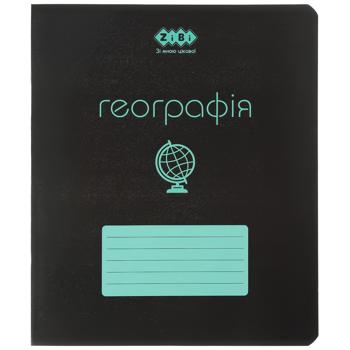 Тетрадь предметная ZiBi Black География клетка 48 листов - купить, цены на Auchan - фото 1